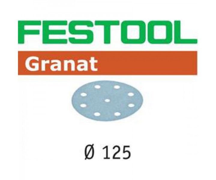 Фото Материал шлифовальный Festool Granat P150, компл. из 100 шт. STF D125/9 P 150 GR 100X в интернет-магазине ToolHaus.ru