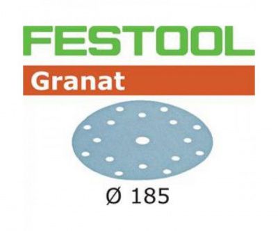 Фото Материал шлифовальный Festool Granat P 400, компл. из 100 шт. STF D185/16 P 400 GR 100X в интернет-магазине ToolHaus.ru